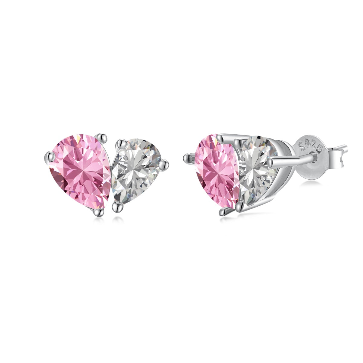 [AuraEcho]Dazzling Elegant Heart Cut Lover Earrings