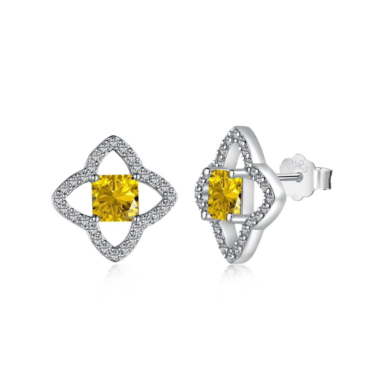 [AuraEcho]Elegant Star Shape Princess Cut Daily Earrings