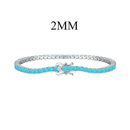 [AuraEcho]Dazzling Exquisite Round Cut Daily Bracelet