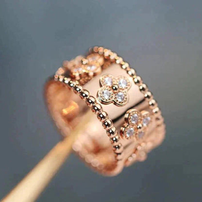 [AuraEcho]CLOVER KALEIDOSCOPE RING 10MM