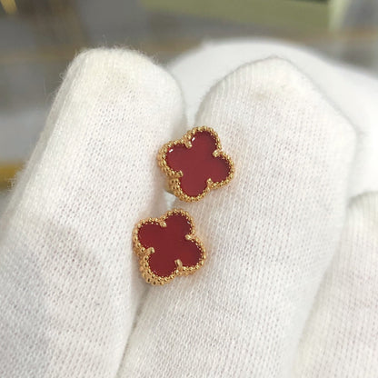 [AuraEcho]CLOVER MINI GOLD EARRINGS