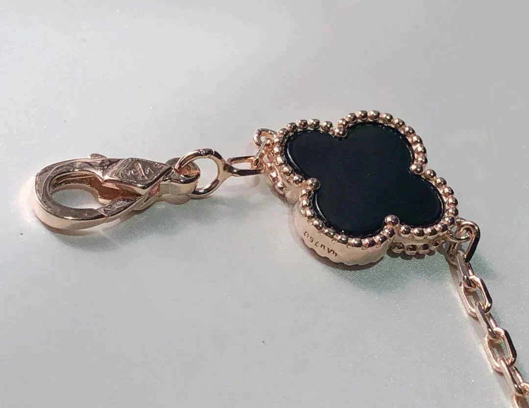 [AuraEcho]CLOVER 5 MOTIFS MULTICOLOR  BRACELET