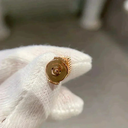 [AuraEcho]HEART CARNELIAN STUD EARRINGS