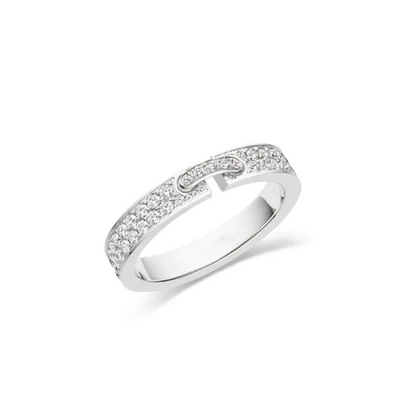[AuraEcho]ALLIANCE LIENS VIDENCE PAVED DIAMOND 4MM RING