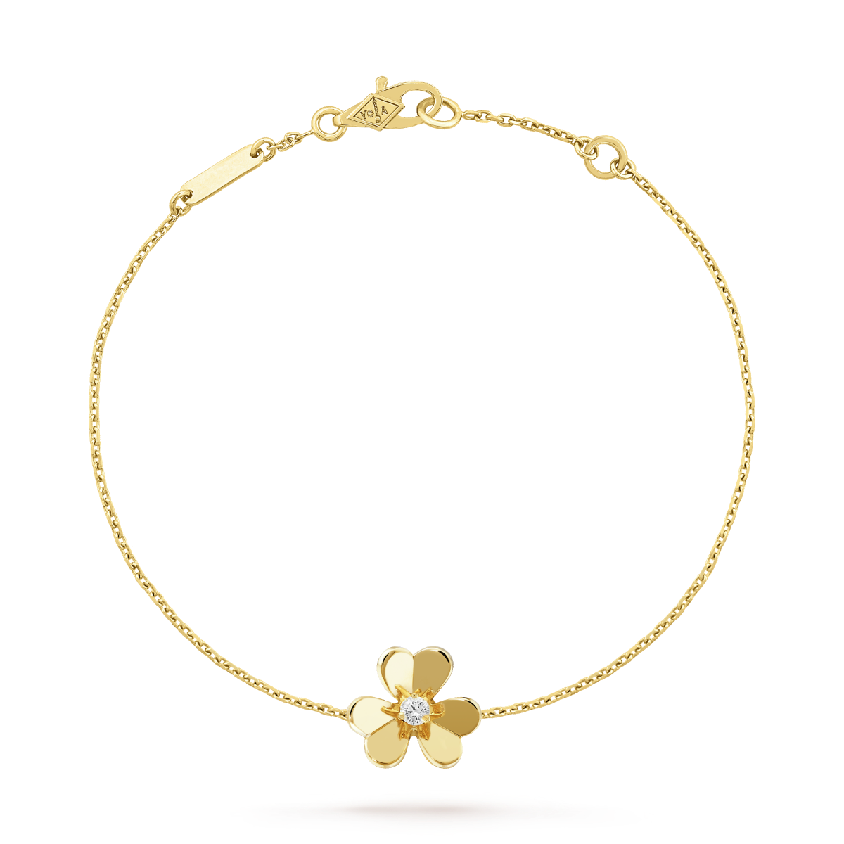 [AuraEcho]FRIVOLE GOLD FLOWER PINK MALACHITE BRACELET