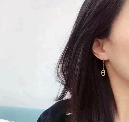 [AuraEcho]CHAINE TASSEL EARRINGS