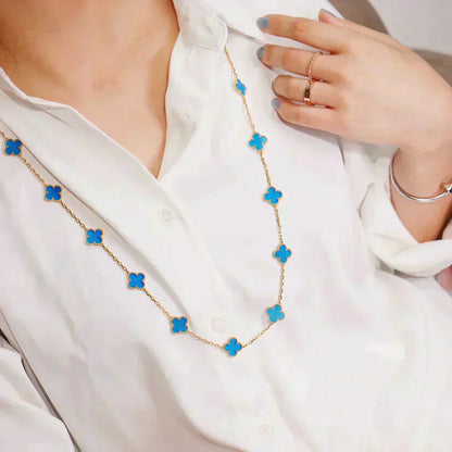 [AuraEcho]CLOVER 20 MOTIFS TURQUOISE GOLD