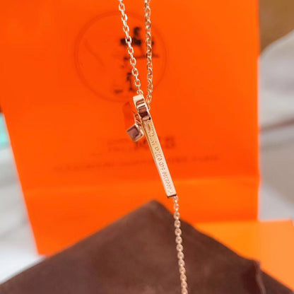 [AuraEcho]HM NECKLACE PLATINUM ROSE GOLD DIAMOND