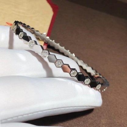 [AuraEcho]BEE LOVE SILVER DIAMOND BRACELET