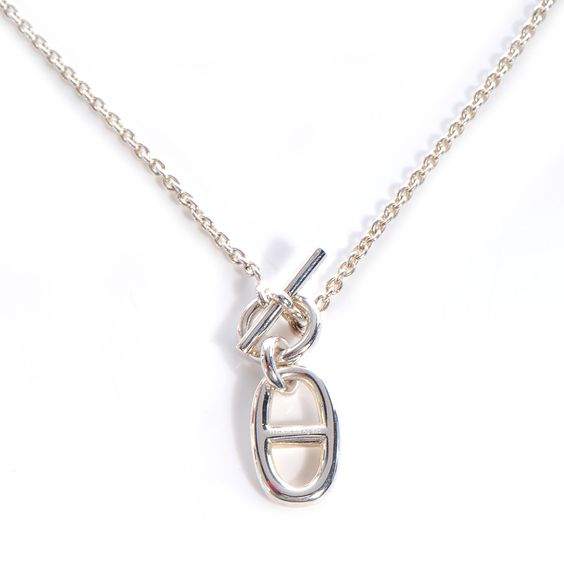 [AuraEcho]HM CHAINE D'ANCRE PENDANT NECKLACE STERLING SILVER