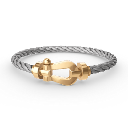 [AuraEcho]FORCE LARGE HORSESHOE NO DIAMOND BRACELET GOLD