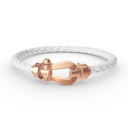 [AuraEcho]FORCE LARGE HORSESHOE NO DIAMOND BRACELET ROSE GOLD